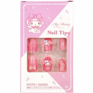 Santan - Sanrio My Melody Nail Tips 24 pcs