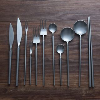 Vintage Stainless Steel Knife / Fork / Spoon / Chopsticks / Set (various designs)