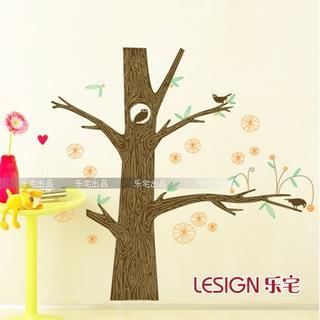 LESIGN Cartoon Tree Pattern Wall Sticker