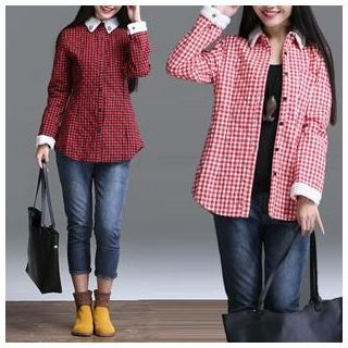 GLIT Quilted Check Shirt