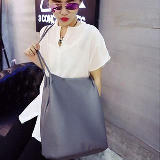 Clair Fashion Faux Leather Bucket Bag