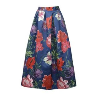Flore Floral A-Line Long Skirt