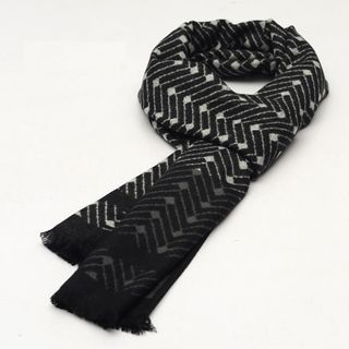 Romguest Patterned Fringed Scarf s73 - One Size