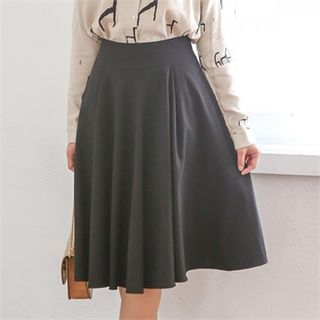 ode' Ruffled A-Line Skirt