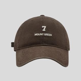 Number Embroidered Baseball Cap