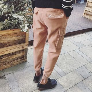 Dubel Embroidered Cargo Pants