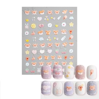 MEKO - Embossed Nail Stickers E 1 pc