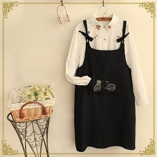 Fairyland Embroidered Jumper Dress