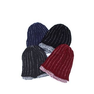Ohkkage Color-Block Layered Beanie
