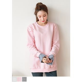 J-ANN Brushed-Fleece Sweatshirt