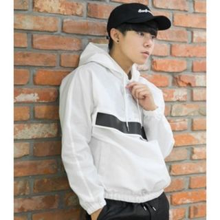 ABOKI Drawstring Hooded Pullover