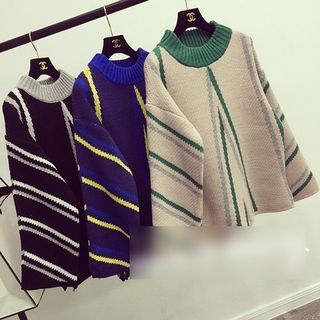 Octavia Bell Sleeve Stripe Colour Block Sweater