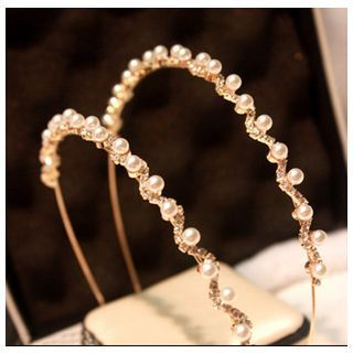 Cassia Faux Pearl Hair Band