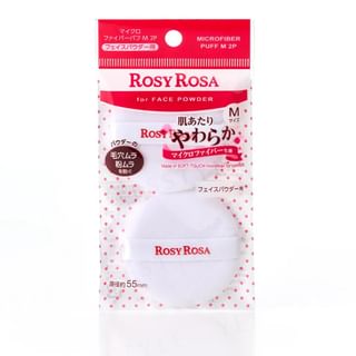 Chantilly - Rosy Rosa Microfiber Puff M For Face Powder 2 pcs