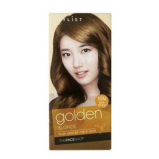 The Face Shop Stylist Silky Hair Color Cream (#10N Golden Blonde) 130ml No.10N - Golden Blonde