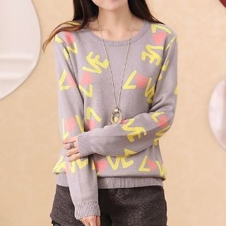 Romantica Patterned Knit Top