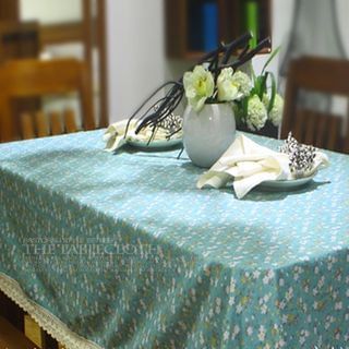 Artistique Linen-blend Tasseled Tablecloth