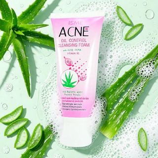 Isme - Acne Oil Control Cleansing Foam With Aloe Vera & Vitamin B6 60G