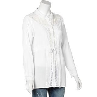 Mamalamode Maternity Lace Panel Blouse