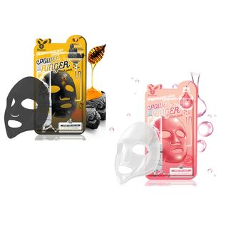 Elizavecca - Deep Power Ringer Mask Pack Set - 2 Types Black Charcoal Honey