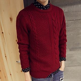 Besto Asymmetric Ribbed Sweater