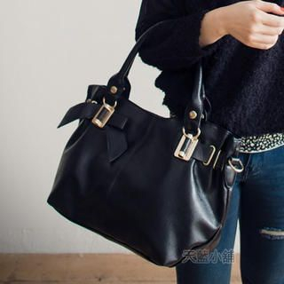 Bow-Accent Tote