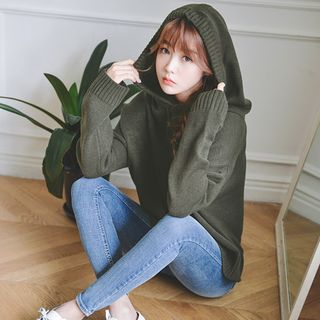 JUSTONE Hooded Knit Sweater