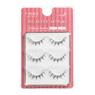 MEKO - Beauty Wink Fashion Lashes I-025 Thick Type 3 Pairs