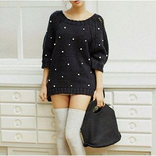 Everose Dotted Sweater