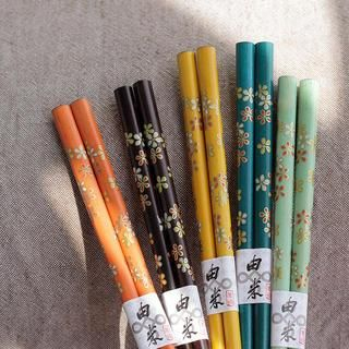 Timbera Set of 5: Floral Chopsticks