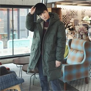MITOSHOP Hooded Zip-Up Puffer Coat