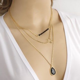Seirios Jeweled Multirow Necklace