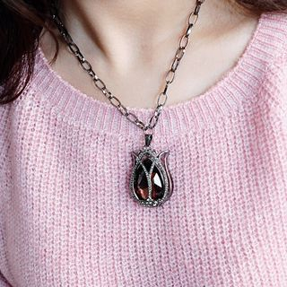 Miudo Crystal Dangle Necklace