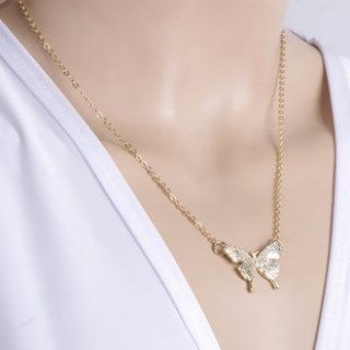 Seirios Butterfly-Accent Necklace