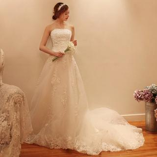 Angel Bridal Strapless Ball Gown Wedding Dress