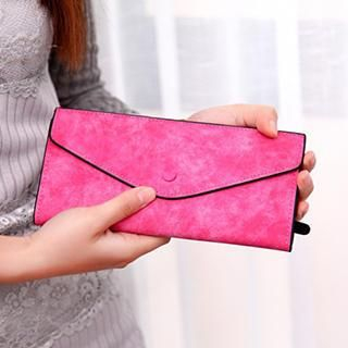 Pennyshine Faux-Leather Long Wallet