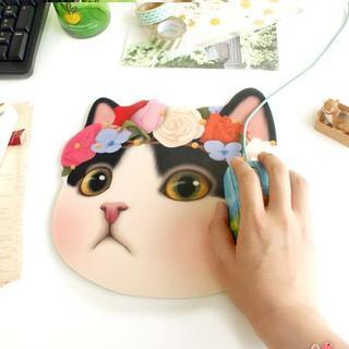 Full House Cat Mouse Pad