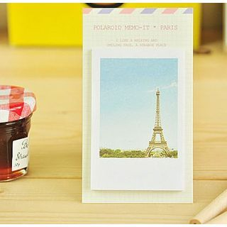 MissYou Eiffel Tower Printed Memo Pad