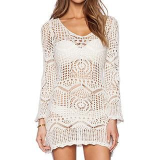 Sunset Hours Knit Cover-Up
