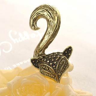Fit-to-Kill Long Tail Fox Ring  Copper - One Size