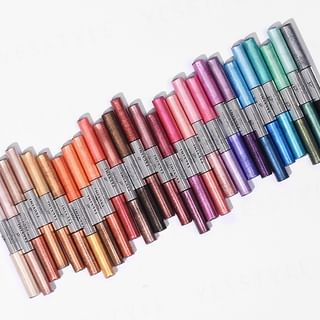 TSUVIMI - Two Tone High Shine Eyeshadow S24 Latte Blue / Purple Blackberry