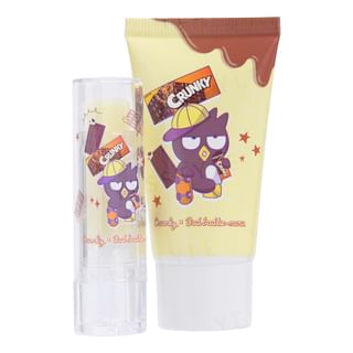 Crux - Sanrio Bad Batmaru X Lotte Crunky Lip & Hand Cream Gift Set 2 Pcs
