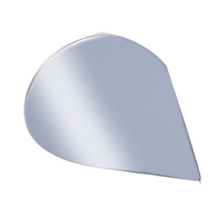 ioishop Mirror Sticker - Silver Silver - One Size