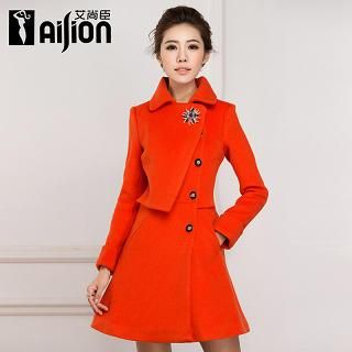 Aision Single-Breasted Coat