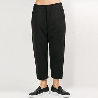 FASHION DIVA Wool Blend Baggy-Fit Pants