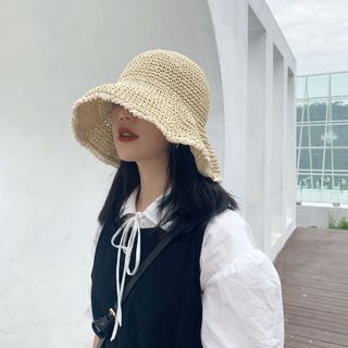 Straw | Lace | Sun | Hat