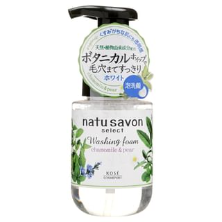 Kose - Natu Savon Select Washing Foam Chamomile & Pear 180ml