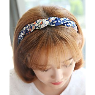 Miss21 Korea Floral-Pattern Twisted Hair Band