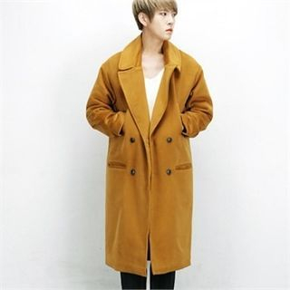 THE COVER Wool Blend Double-Breast Oversized Coat