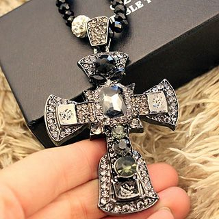 EPOQ Jeweled Cross Necklace